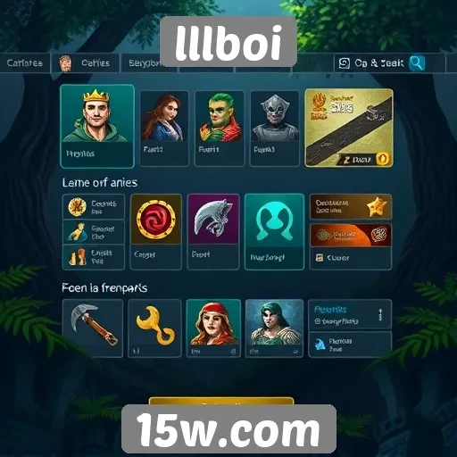 Explorando a interface do usuário em lllboi